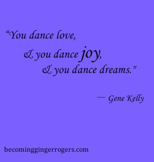 Epic dance quote. From swing dance to hip hop, no matter what genre of ...