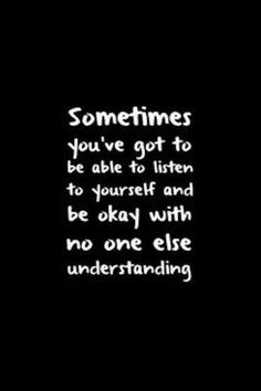 No-one understands your pain ... no-one