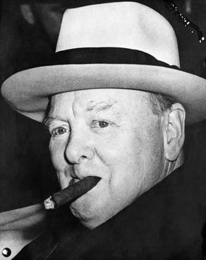 Winston Churchill British Prime Minister (1874-1965) - SuperStock ...