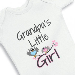 Grandpas Little Girl baby onesie by babyonesiesbynany on Etsy, $12.50