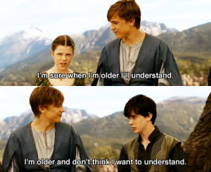 Georgie Henley and Skandar Keynes in The Chronicals of Narnia: Prince ...