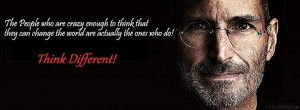 Steve Jobs FB Cover - Think Different Facebook Cover Image