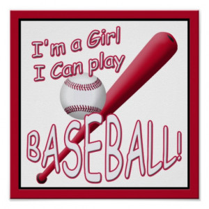 graphic baseball design with the text i m a girl i can play baseball ...