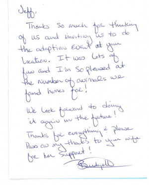 Thanks so much for thinking of us and inviting us to do the adoption