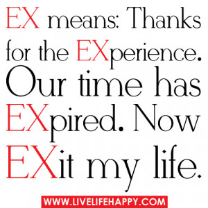 Quotes for your Ex