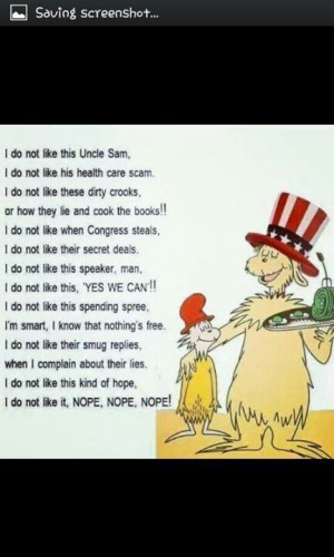 political Dr. Seuss story !