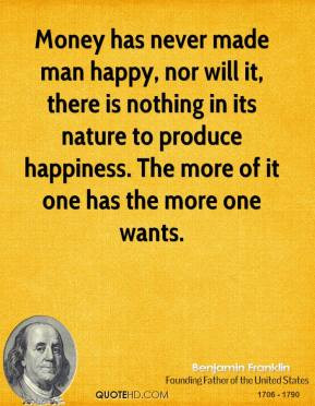 Benjamin Franklin Happiness