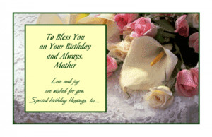 Birthday Blessings for Mom Birthday Printable Cards