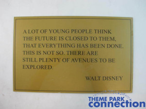 Walt-Disney-Story-Disneyland-Park-Inspirational-Quote-Retired-Display ...