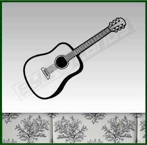 Acoustic Guitar Quotes Acoustic guitar decal