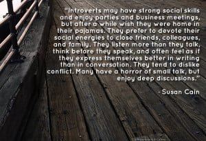 Introverts don’t dislike talking to people. They simply prefer ...