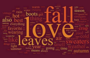 Fall love leaves