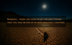 beautiful chapter of my life” Quote