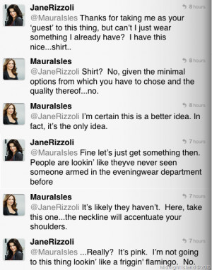 Now that we’re all on the same page, on we go! Last night ...