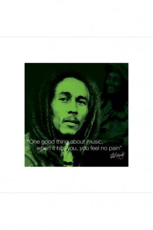 Bob Marley - Quote poster, klik voor beste weergave