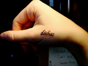 Cute Small Word Tattoos Irish gaelic tattoo