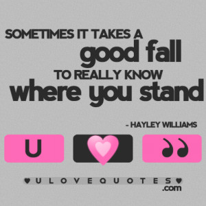 Know Where You Stand Quotes
