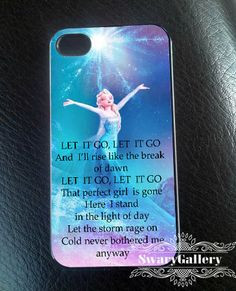 Elsa frozen quote iPhone 4/4s/5 Case Samsung by SwaryGallery, $14.50 ...