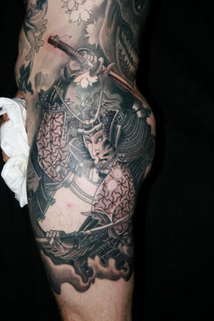 ... of Using Samurai Tattoo Design : Warrior Samurai Tattoo Ideas For Men