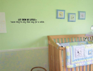 let them be little wall quotes decal