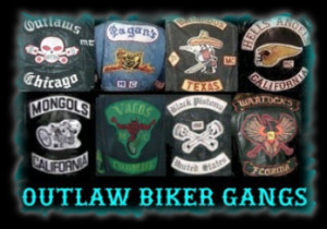 Outlaw Biker Gang Back Patches