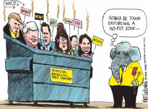 Political Cartoon is by Mike Luckovich in the Atlanta Journal ...