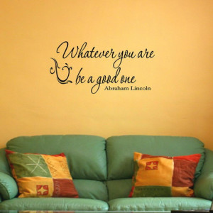 Abraham lincoln life quotes wall stickers photos for living room walls