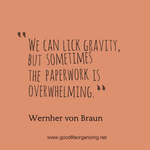 Quote: Overwhelming Paperwork