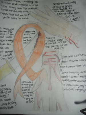 Self Harm Awareness by Read-Draw-Sing