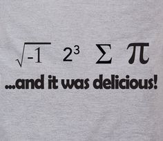 ... com i ate some pie and it was delicious eight sum pi math 3 14 math