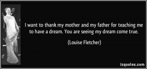 More Louise Fletcher Quotes