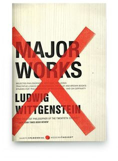 ... Wittgenstein cover designed by Gregg Kulick for Harper Perennial
