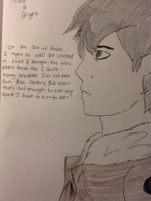 ... of Nico di Angelo with a quote from The House of Hades A Quotes