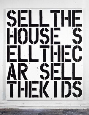 Christopher Wool Apocalypse Now, 1988 Alkyd and flashe on aluminum and ...
