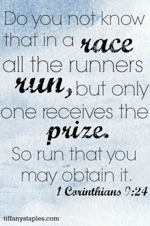 ... can win that prize. | tiffanystaples.com | #running #Christian #Bible