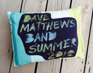 Dave Matthews tour 2010 pillow