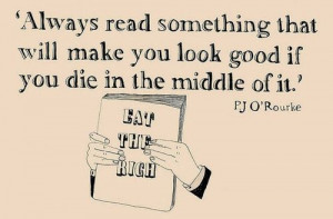 when reading, keep it classy.