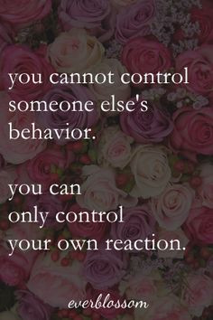 You can't change a passive aggressive person - you can only control ...