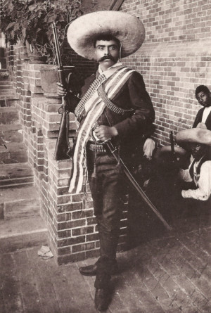 Gral. Emiliano Zapata, c. 1909, Morelia, Michoacan. 