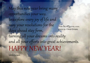 happy New Year wishes, Happy New Year Quotes and sayings, May this new ...