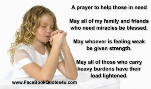 prayer to help those in need