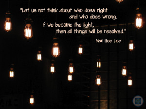 Man Hee Lee Quotes] Becoming the Light - Shincheonji