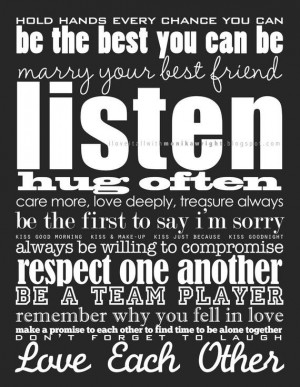 Marriage Quote Wall Art . Rules for a Happy Marriage Sign . Rules of ...