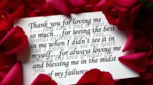 Thank you Love letter quotes for him