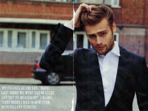 dazzlingly wanky quotes from ES Magazine’s Douglas Booth profile