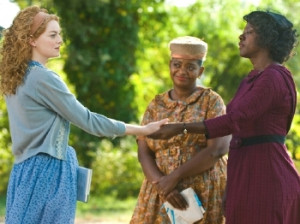 Emma Stone as Skeeter, Octavia Spencer as Minny