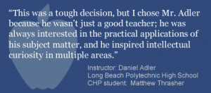 Student Quotes about their