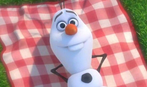 Laying in the sun Olaf!:)