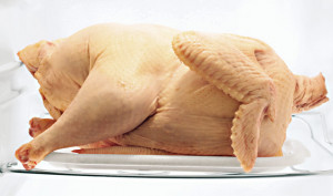 ... the skin a cold,clammy, sweaty appearance of a cold, plucked turkey