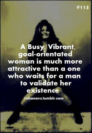 busy. Vibrant. Goal-Orientated Woman is much more attractive than ...
